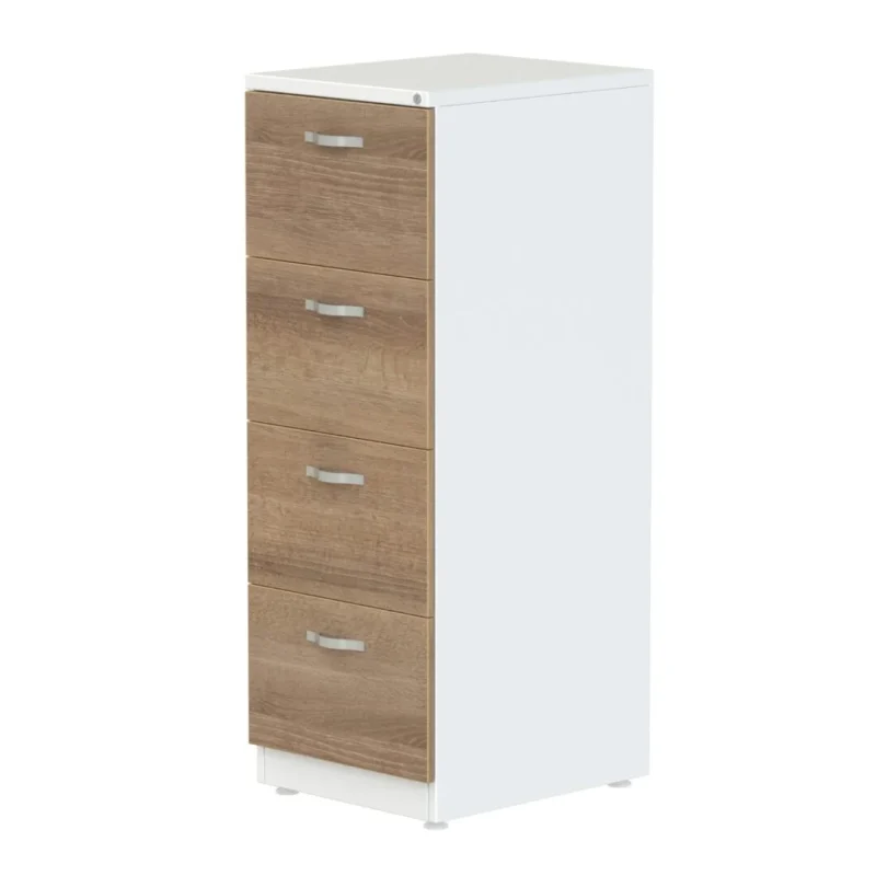 Archivador Metálico con Madera